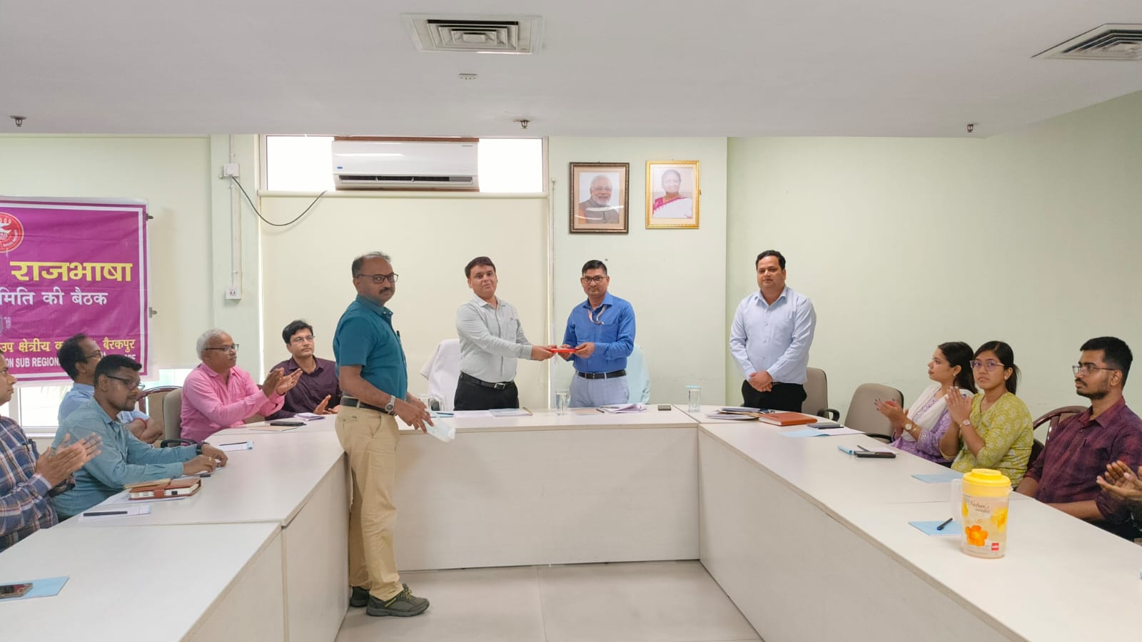 विभागीय राजभाषा कार्यान्वयन समिति की बैठक तथा राजभाषा प्रदर्शनी  का आयोजन  Organizing Meeting of Departmental Official Language Implementation Committee & OL Exhibition